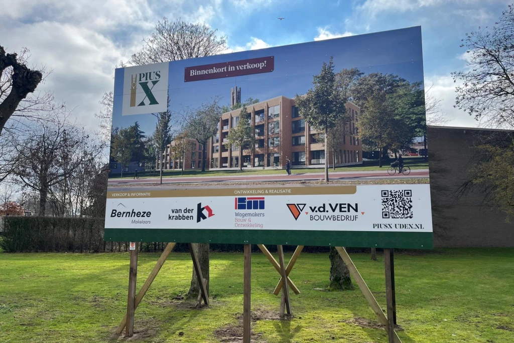 Nieuwbouw appartementen en gezondheidscentrum op het Pius X-terrein in Uden